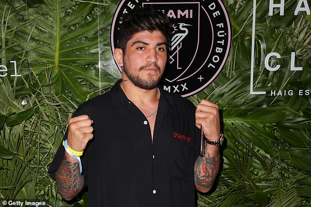 Dillon Danis (en la foto) se retiró de su pelea programada con la estrella de YouTube KSI