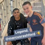El hijo de Wayne Rooney, Kai, ha compartido una foto con Marcus Rashford del Manchester United.