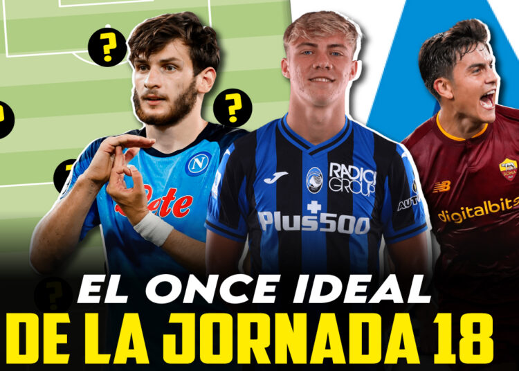 El once ideal de la jornada 18 en la Serie A 2022/23