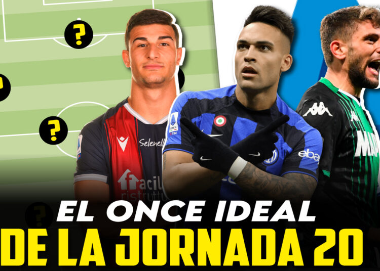 El once ideal de la jornada 20 en la Serie A 2022/23