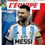 La publicación del viernes de L'Equipe presentó una imagen de Lionel Messi con el título 'Messi el francés'