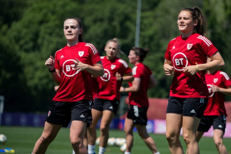 Wales training session