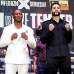 YouTuber KSI (izquierda) regresa al ring este fin de semana mientras se enfrenta a FaZe Temperrr (derecha)