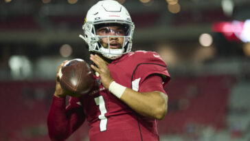 Kyler Murray, Cardenales de Arizona.  (Foto de Cooper Neill/Getty Images)