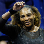 Serena Williams celebra en el US Open