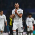 El Leeds United está dispuesto a escuchar ofertas por Jack Harrison cuyo contrato vence en 2024