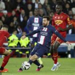 Lionel Messi asombró a los fanáticos con una asombrosa habilidad al final del partido contra Angers.