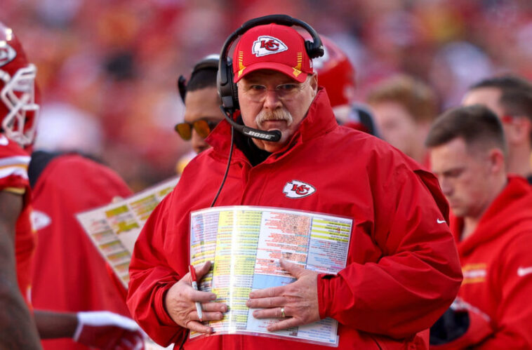 Andy Reid, Jefes de Kansas City.  (Foto de Jamie Squire/Getty Images)