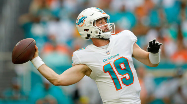 Los Dolphins iniciarán a Skylar Thompson como mariscal de campo para el juego que debe ganar el domingo contra los Jets