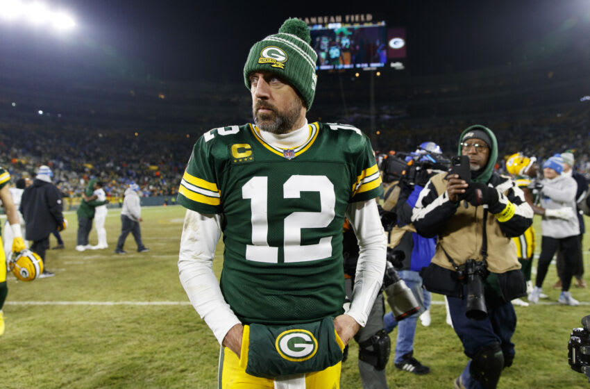 El mariscal de campo de los Empacadores de Green Bay, Aaron Rodgers.  (Jeff Hanisch-USA TODAY Deportes)