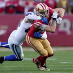 El ala cerrada de los 49ers de San Francisco, George Kittle.  (Kyle Terada-USA TODAY Sports)