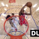 NBA: Derrick Jones Jr hace un mate durante la victoria de los Chicago Bulls contra los Detroit Pistons