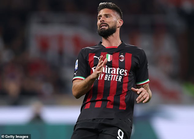 Según los informes, el delantero del AC Milan y Francia, Olivier Giroud, está abierto a mudarse a la MLS