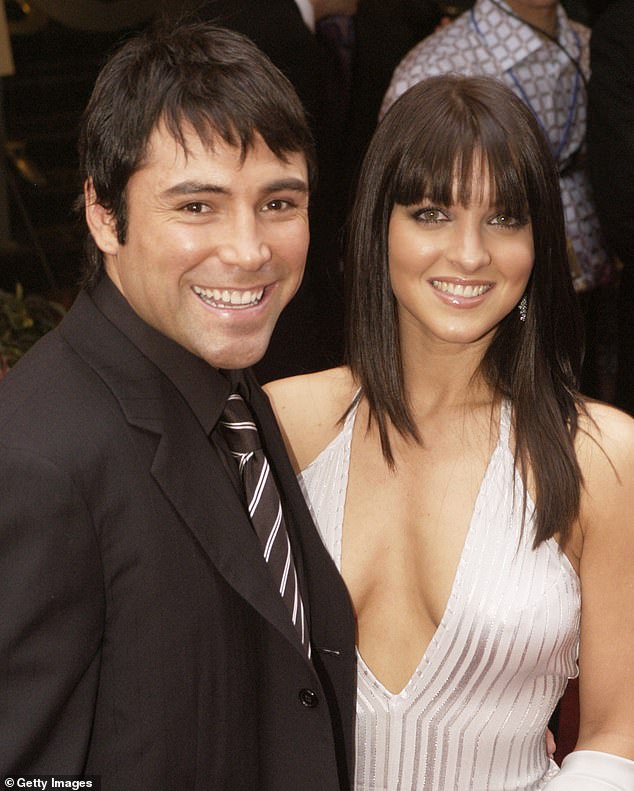 La leyenda del boxeo Oscar de la Hoya (izquierda) solicitó el divorcio de su esposa Millie Corretjer (derecha) el viernes