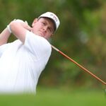 Robert MacIntyre de Gran Bretaña &Amp;  Irlanda da el primer golpe en el tercer hoyo durante los partidos de Fourball del viernes de la Hero Cup en Abu Dhabi Golf Club - Robert Macintyre: 'Quiero aparecer en el mejor evento del mundo: la Ryder Cup' - Andrew Redington/Getty Images