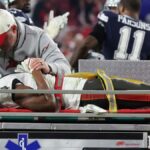 Russell Gage de los Bucs hospitalizado después de ser sacado del campo contra los Cowboys