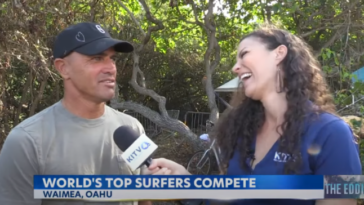 "Simplemente nos abrazamos" Kelly Slater después de darle a Chris Owens su lugar en 'The Eddie'