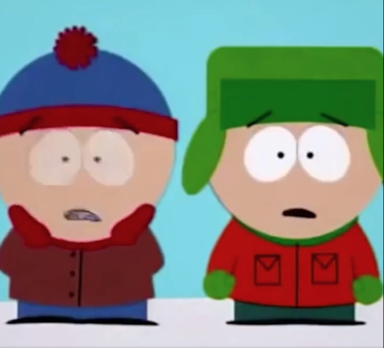 Los personajes de South Park Stan Marsh (izquierda) y Kyle Broflovski (derecha) son responsables de una de las frases más famosas de la televisión.