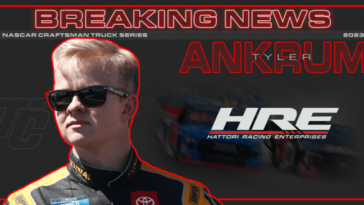 Tyler Ankrum 2023 NASCAR Craftsman Truck Series Hattori Racing Enterprises
