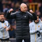 Nadie en el Manchester United tiene dudas de que el entrenador Erik ten Hag (en la foto) está a cargo