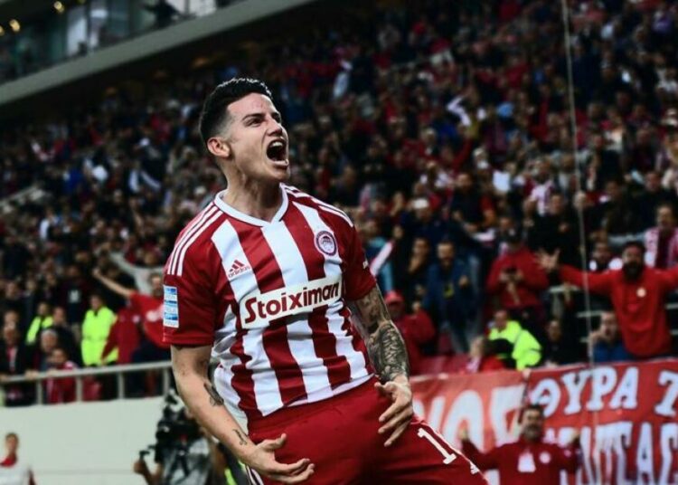 James Rodríguez imparable: el colombiano lidera a Olympiacos a una nueva victoria