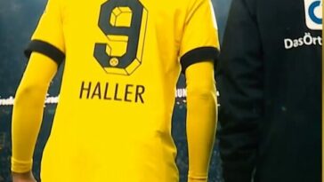 Ver: el emotivo debut de Haller en Dortmund