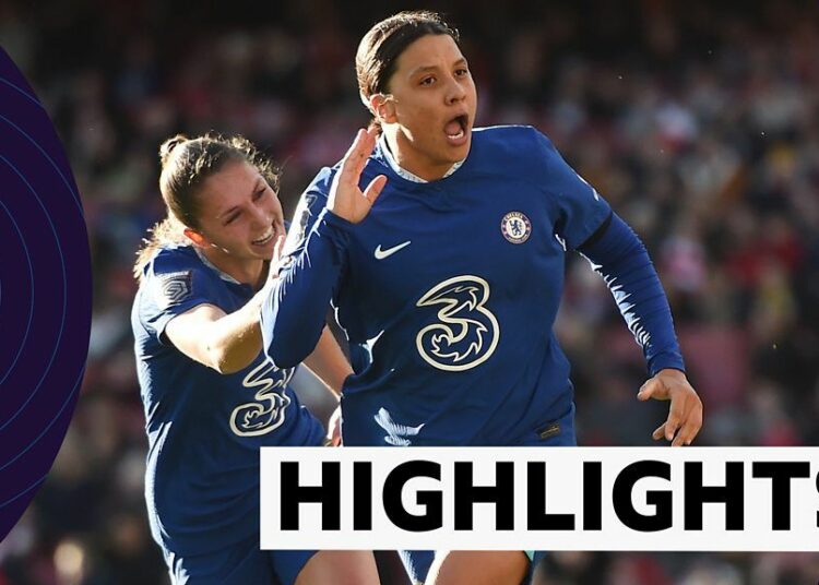 Lo más destacado de la WSL: empate de rescate invicto del Chelsea contra el Arsenal