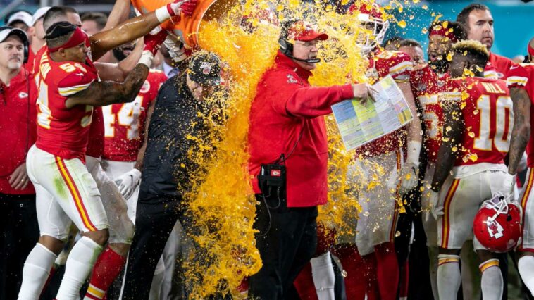 Probabilidades del Super Bowl de baño de Gatorade