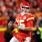 Patrick Mahomes #15 de los Kansas City Chiefs.  (Foto de Kevin C. Cox/Getty Images)