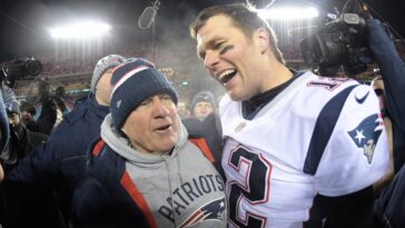 Belichick felicita sinceramente a Brady por su 'mejor carrera'