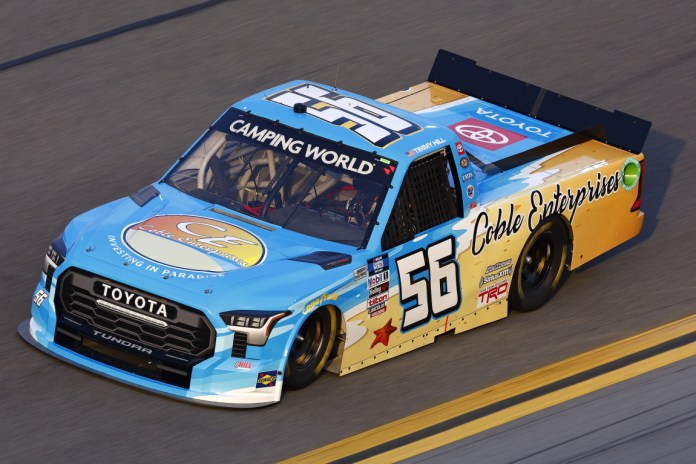 Timmy Hill Coble Enterprises 2023 NASCAR Craftsman Truck Series patrocinio de Daytona