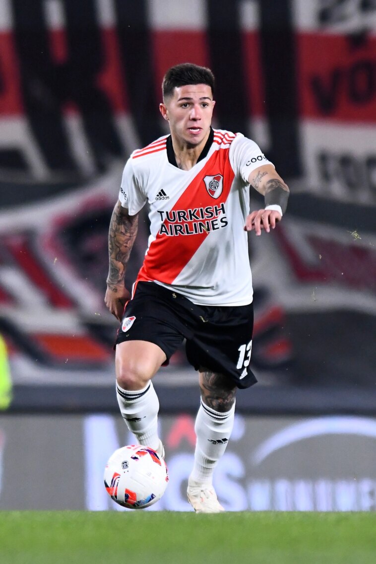 Fernández solo dejó el club infantil River Plate en julio de 2022