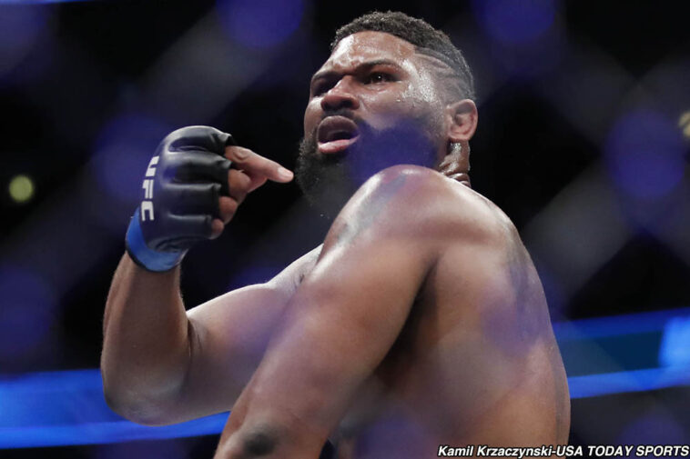 Curtis Blaydes a punto de romper el récord de GSP de más derribos en UFC