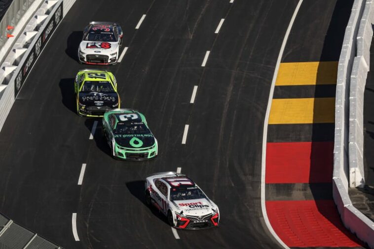 Denny Hamlin, Austin Dillon, Ryan Blaney, Todd Gilliland - Clash at the Coliseum - NASCAR Cup Series