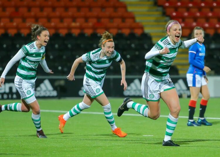 Celtic were 3-0 winners over Rangers on Friday evening as they went top of the Scottish Women