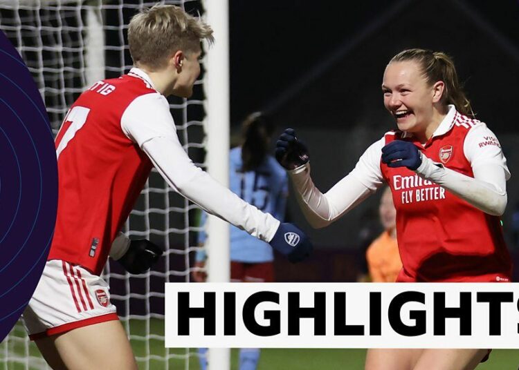 FA Women's League Cup: Arsenal 1-0 Man City (aet) - resumen