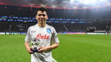 Hiving Lozano, 'MVP' del Eintracht-Napoli