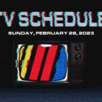 Horario de NASCAR tv Sábado, 26 de febrero de 2023 Transmisión de NASCAR TV Pala Casino 400 NASCAR Cup Series NASCAR Xfinity Series Auto Club Speedway NASCAR Cup Series ¿Cómo veo NASCAR Production Alliance Group 300?