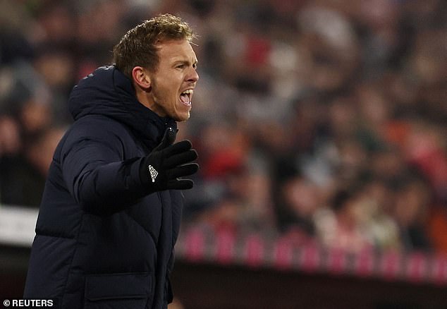 Según los informes, Julian Nagelsmann desgarró a sus jugadores del Bayern después de su tercer empate consecutivo.