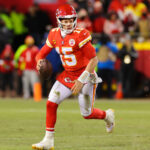 Patrick Mahomes #15 de los Kansas City Chiefs.  (Foto de Kevin C. Cox/Getty Images)