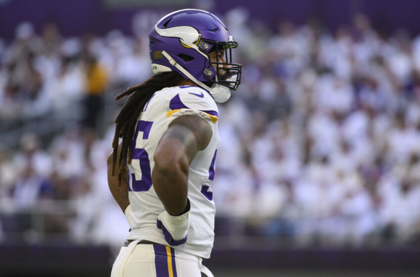 Za'Darius Smith #55 de los Vikingos de Minnesota.  (Stephen Maturen/Getty Images)