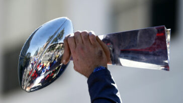 Trofeo Lombardi, Super Bowl, Philadelphia Eagles (Foto de Ronald Martinez/Getty Images)