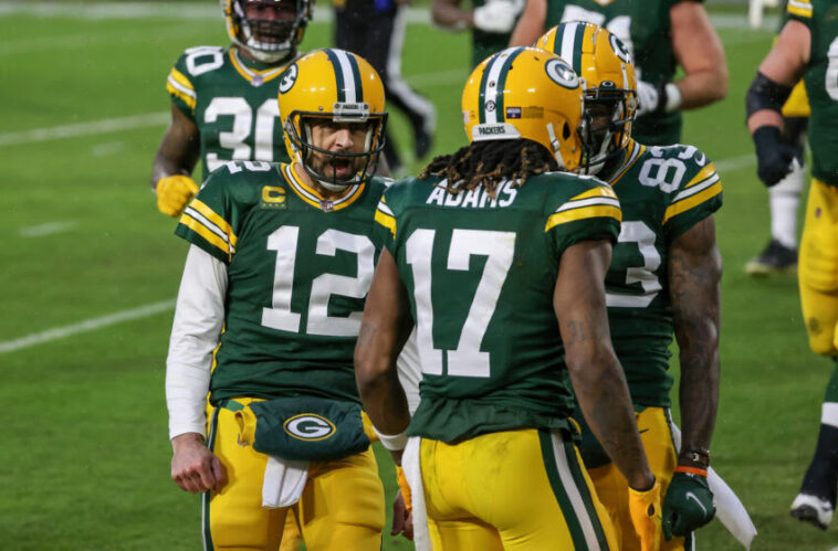 Aaron Rodgers, Empacadores de Green Bay, Raiders de Las Vegas (Foto de Dylan Buell/Getty Images)