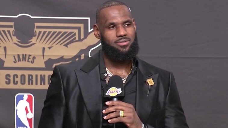 LeBron James sobre romper el récord de anotaciones de la NBA