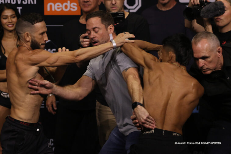 Lo más destacado y la galería de fotos de los enfrentamientos ceremoniales de pesaje de UFC 284