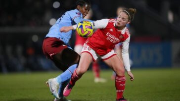 Arsenal v Manchester City - Semifinal de la Copa de la Liga Femenina Continental Tires de la FA