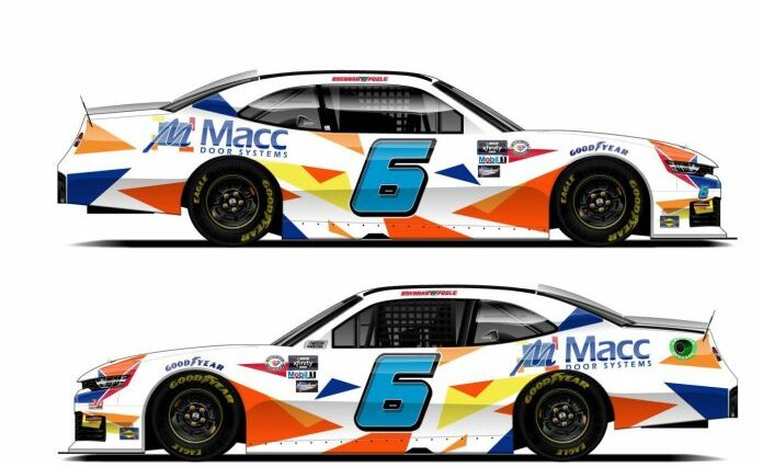 Macc Door Systems se asocia con Brennan Poole, JD Motorsports para seis eventos