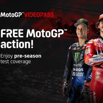 Obtenga una PRUEBA GRATUITA para MotoGP™ VideoPass y TimingPass
