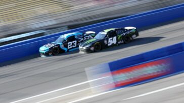 Serie Xfinity de NASCAR - Auto Club Speedway - Anthony Alfredo, Ty Gibbs