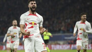 El cabezazo de Josko Gvardiol le dio al RB Leipzig un empate 1-1 contra el Manchester City el miércoles